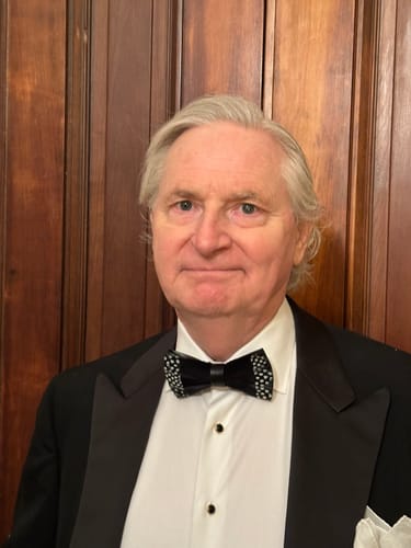 Customer photo review of The Azul- Feather Bow Tie