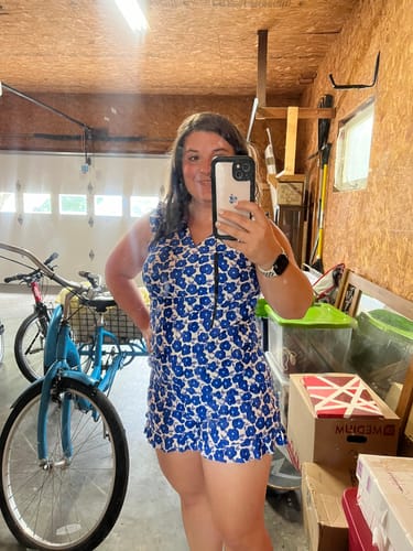 Customer photo review of ginger swim romper