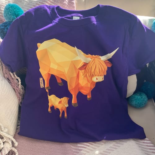 Customer photo review of Kids soft t-shirt