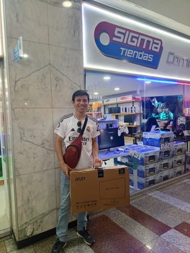 Customer photo review of Monitor MSI PRO MP251 24.5" FHD IPS - 100Hz - Tecnología EyesErgo - Anti-Flicker