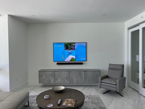 Customer photo review of Acoustic Slat Wall Panel | Black Oak | Premium 3-Sided Wood Veneer