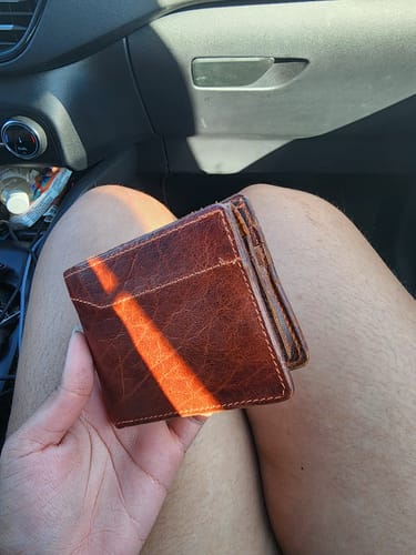 Customer photo review of Powell Bison Bifold with ID Window