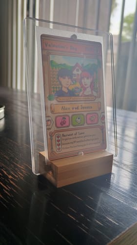 Customer photo review of Custom Farmers Metal Card – Personalized Gift for Couples