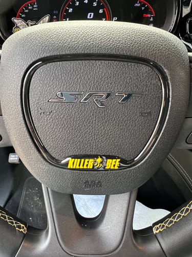 Customer photo review of "Killer Bee" Steering Wheel Trim Ring