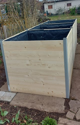 undefined review of 3m² Hochbeet ErnteMAXX in Rechteckform erhältlich in 3 Höhen image 1 out of 4