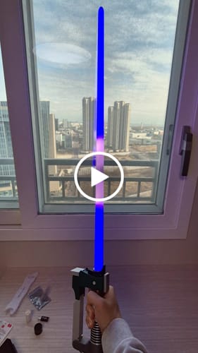 Customer video review of Ezra V1 hero saber