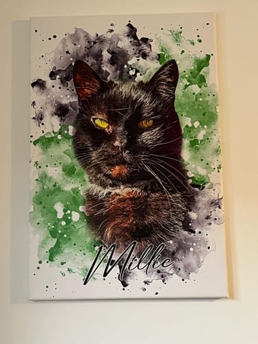 undefined review of Your Cat as Watercolor Portrait image 1 out of 1