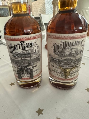 Customer photo review of Doc Holliday Straight Bourbon Whiskey