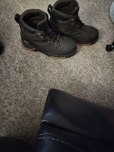 Customer photo review of Men's Big Rig 6" Waterproof Work Boots