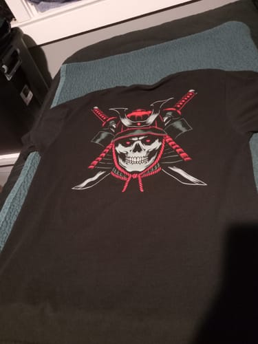 Customer photo review of HELLSTRIKE T-SHIRT