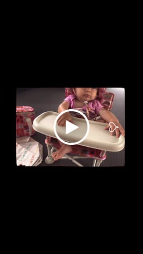 Customer video review of Amy baby chair