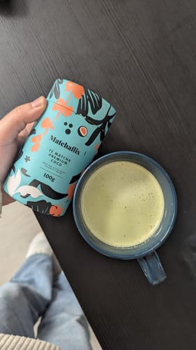 Customer photo review of Té Matcha Premium Coco
