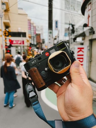 Customer photo review of Square Lens Hood for Voigtlander 35mm F1.5 Aspherical (BRASS) - Set (Hood + Front Cap)
