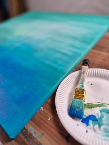 Customer photo review of Acrylfarbe 9 x 30ml Set