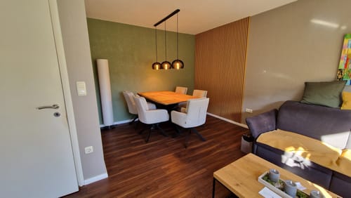 Customer photo review of Akustikpaneele Rustikale Eiche - 240 cm x 60 cm