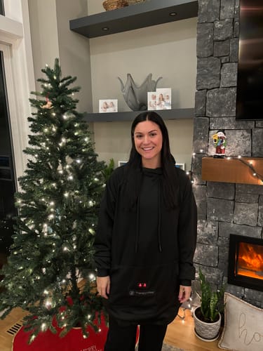 Customer photo review of TherapyWear Relief Hoodie
