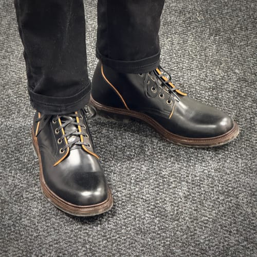 Customer photo review of Plain Service Boot - luosjiet®boots - Black TeaCore OTA Cowhide