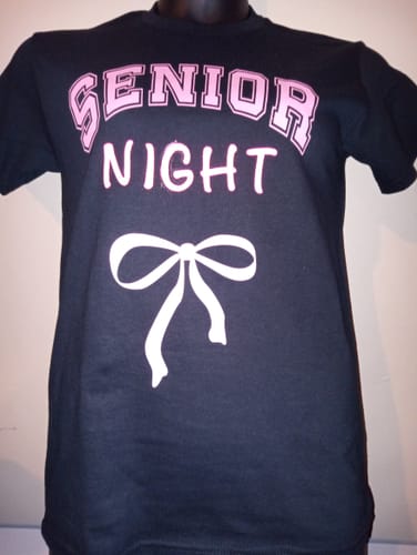 Chiquita D. review of Screen Print Transfer- Senior Ribbon (pink) image 1 out of 1