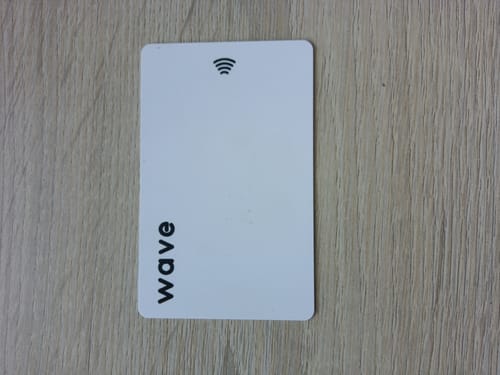 Customer photo review of Wave NFC Business Card