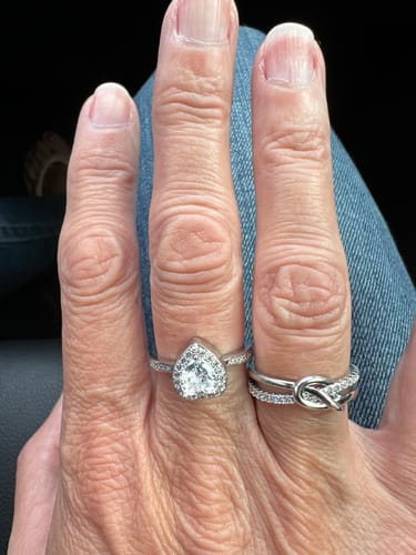 Customer photo review of Forever In My Heart Urn Ring