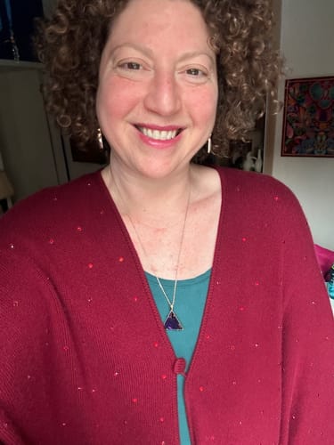 Emily H. review of AVALON JEWELLED CASHMERE CAPE BURGUNDY image 1 out of 1