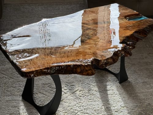 Customer photo review of Coffee Table Legs 212 Cleo 16H Modern DIY Furniture