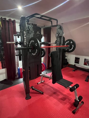 Customer photo review of DarkStar | SET mit B2 LegMaster & 70kg Bumper Plates