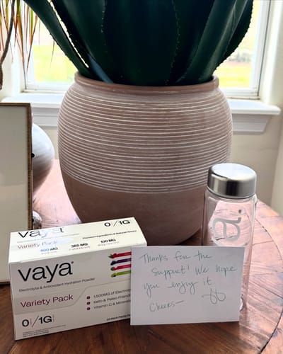 Customer photo review of Variety Pack Electrolyte Powder