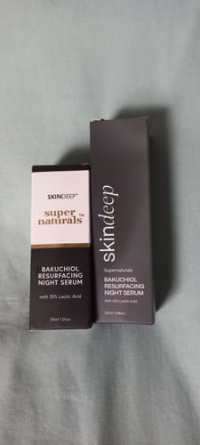 N H. review of BAKUCHIOL RESURFACING NIGHT SERUM - with 10% Lactic Acid image 1 out of 1