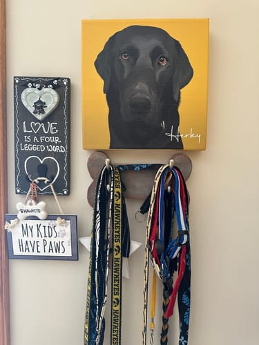 Customer photo review of Pet Art Canvas Wrap