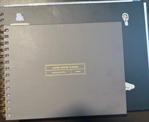 Customer photo review of Undated MINI Project Planner, Midnight