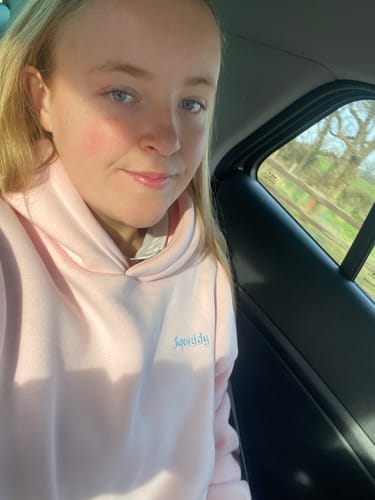 Customer photo review of “Squiddy” Classic Hoodie