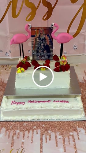 Customer video review of A5 Rectangle Custom Edible Icing Image