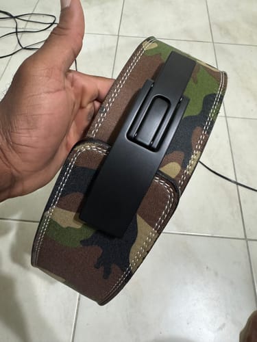 Customer photo review of 13MM Lever Belt - Camo - IPF Approved