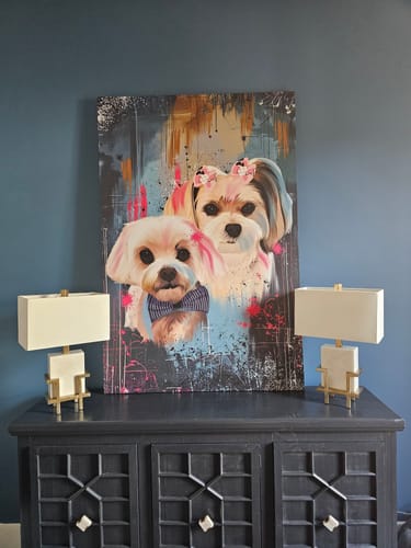 Customer photo review of How many pets would you like us to portray?