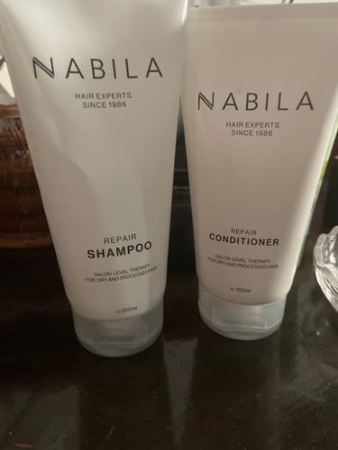 Customer photo review of Repair Shampoo & Conditioner Bundle