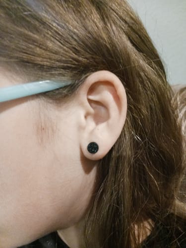 Erika S. review of Petite Faux Druzy Earrings - Your Freebie to try Plastic Posts! 🎉 image 1 out of 1