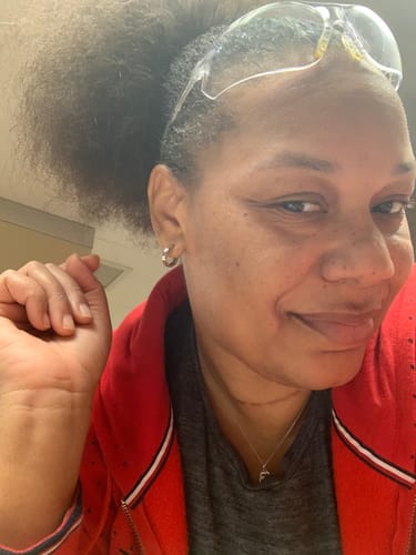 Customer photo review of NATURAL SHAMPOO & CONDITIONER - 8 fl oz