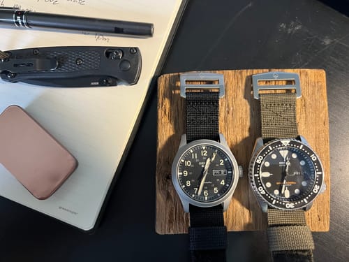 Customer photo review of Glomar Explorer - Hook And Loop Watch Strap