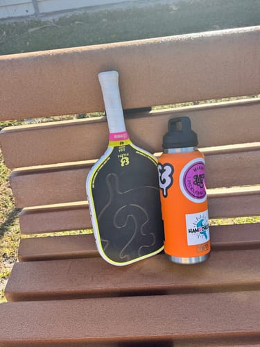 Customer photo review of The Filth 16mm Pickleball Paddle - El Citron