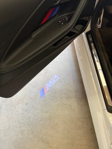 Customer photo review of BMW G SERIES DOOR LIGHTS