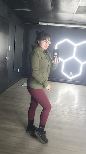 Customer photo review of Unisex Inspire Fleece Hoodie