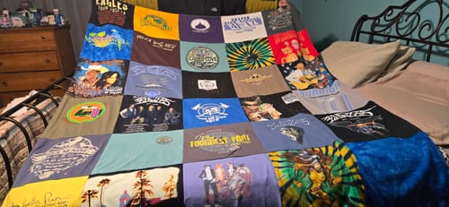 Customer photo review of T Shirt Quilt by Project Repat