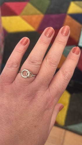 Customer photo review of To My Sister - Forever Linked Ring