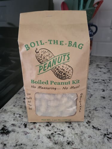 Customer photo review of Boil-The-Bag Boiled Peanuts- (4 Bags)