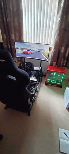 Customer photo review of ART Simulator Single Monitor Mount