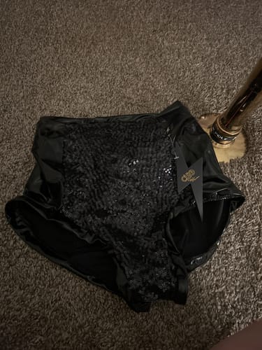 undefined review of Outshine Sequin High Waisted Hot Pants image 1 out of 2