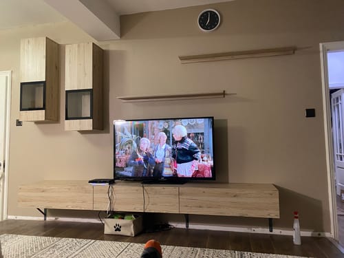 Customer photo review of Baros 10 Entertainment Unit For TVs Up To 75"