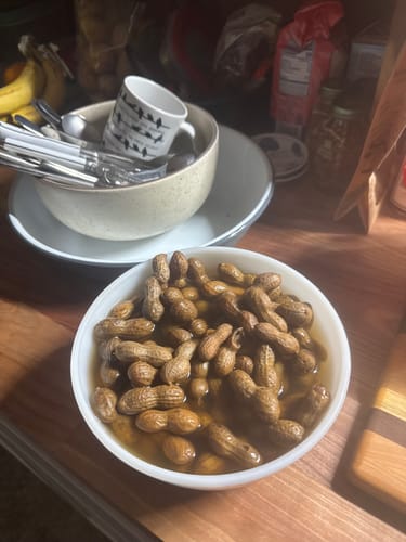 Customer photo review of Boil-The-Bag Boiled Peanuts - 2 Bags