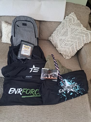 Customer photo review of Mystery Loaded Backpack